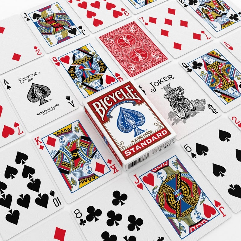 Bicycle Standard Rider Back Playing Cards, Poker Size, 12 Pack, Classic Decks of Cards for Poker, Blackjack, Casino Games & Family Game Night - Image 3