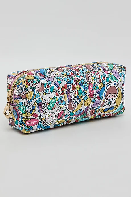 R&B Print Pencil Pouch