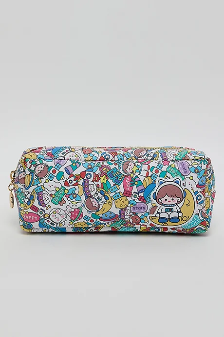 R&B Print Pencil Pouch