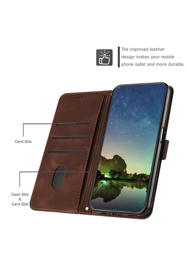 اس-توب جراب لهاتف Samsung Galaxy M52 5G جراب جلدي بتصميم مثلث حلم مع حبل طويل - Image 3