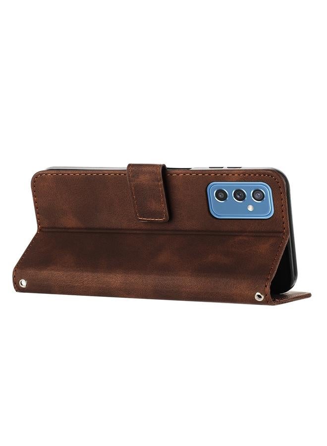 اس-توب جراب لهاتف Samsung Galaxy M52 5G جراب جلدي بتصميم مثلث حلم مع حبل طويل - Image 4