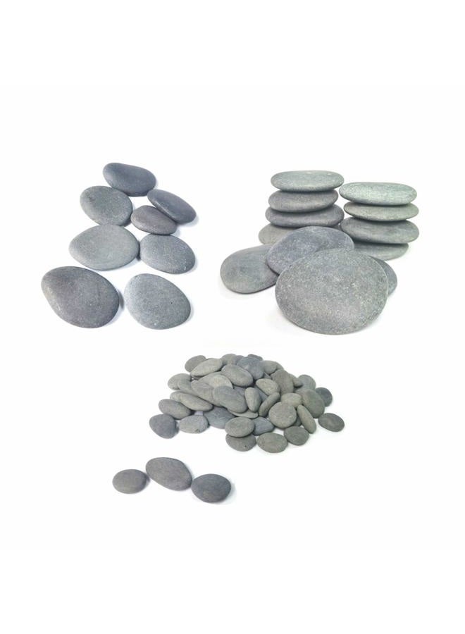 Lifetop 120PCS Painting Rocks, DIY Rocks Flat & Smooth Kindness Rocks for Arts, Crafts, Decoration, Medium/Small/Tiny Rocks for Painting,Hand Picked for Painting Rocks… - Image 3