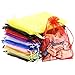acDesign 200Pcs Organza Bags 4x6 Drawstring Gift Bags Mix Color Mesh Gift Bags for Candy Jewelry Makeup Pouches - Image 1