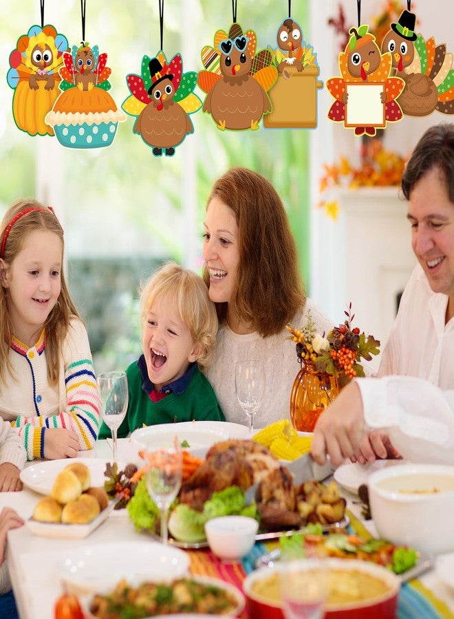 ceiba tree 54 Pcs Turkey Cutouts Thanksgiving Cut-Outs Fall Decor for Bulletin Board Classroom Party - Image 4
