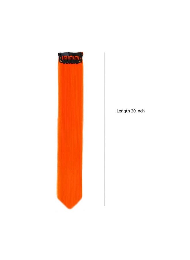 Paradise - Hair Streak Coloured Extension Highlighter For Women (Orange) - Image 1