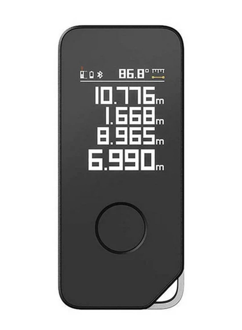 HOTO Real-time Measuring & One-button Operations: After starting the product, short press the power/measure button, and the present distance will be displayed in real-time. Single-button design for a facile and interactive experience. Measuring accuracy is plus ±1/16-in (2mm). It uses a harmless double laser head with a 0.2s instantaneous response to achieve higher efficiency - Image 2