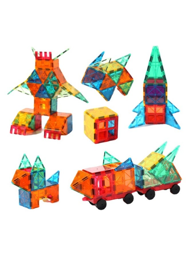Special Color Window Magnetic Piece Building Block Set Changeable Mosaic Large Magnetic Early Education Toys A Generation Of Hair-Specifications:Square 10 Supplemental Pieces  - Image 5