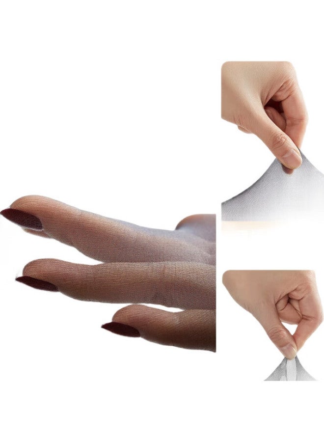 LUCKMEEY جوارب نسائية، عالية الجودة 0D شفافة للغاية، بنطلون ضيق حريري، لتقليل مظهر الساق، جوارب سوداء مضادة للتجاعيد - Image 3