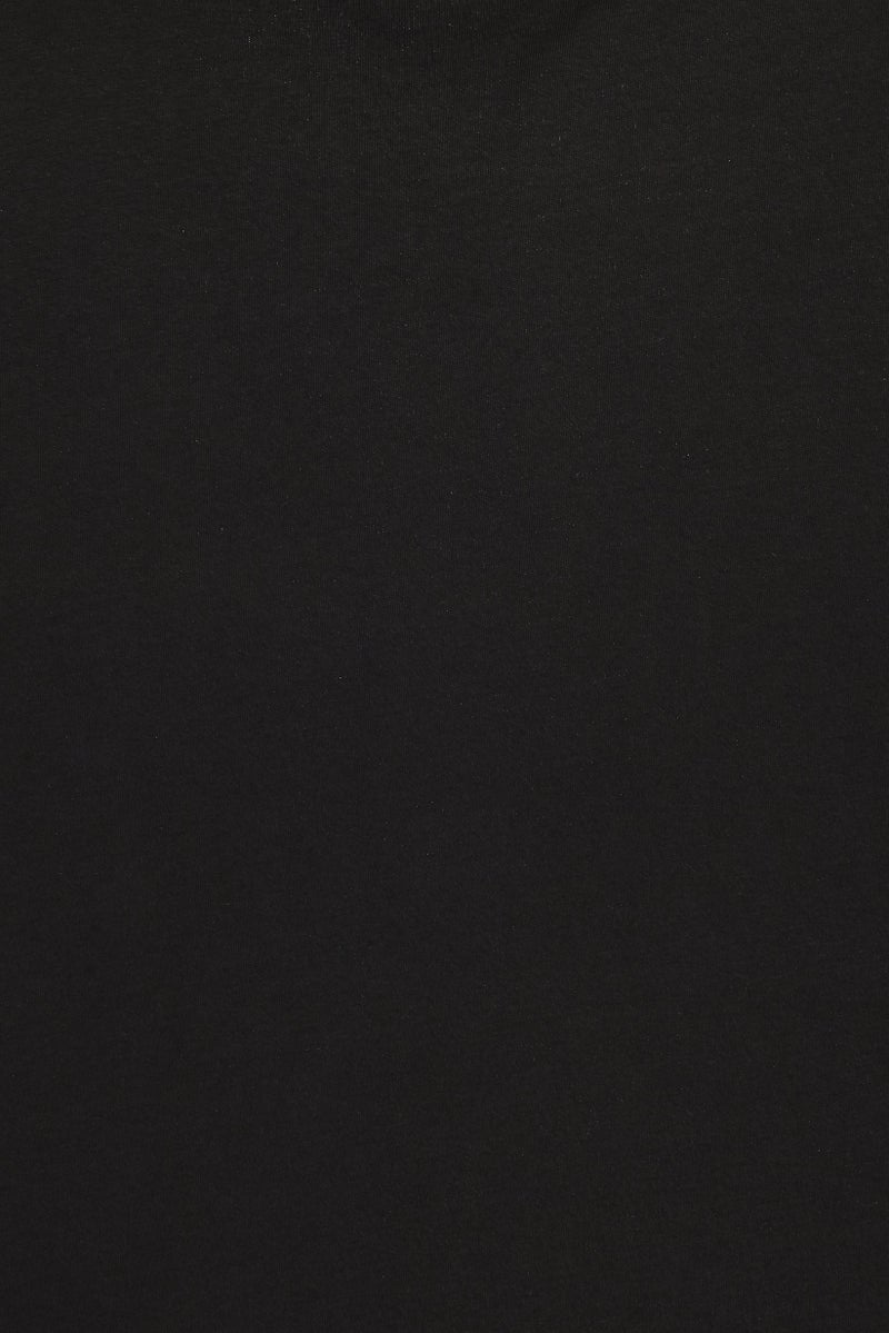 LEE Men Crew Neck Short Sleeve Plain T-Shirt, Black - Image 5