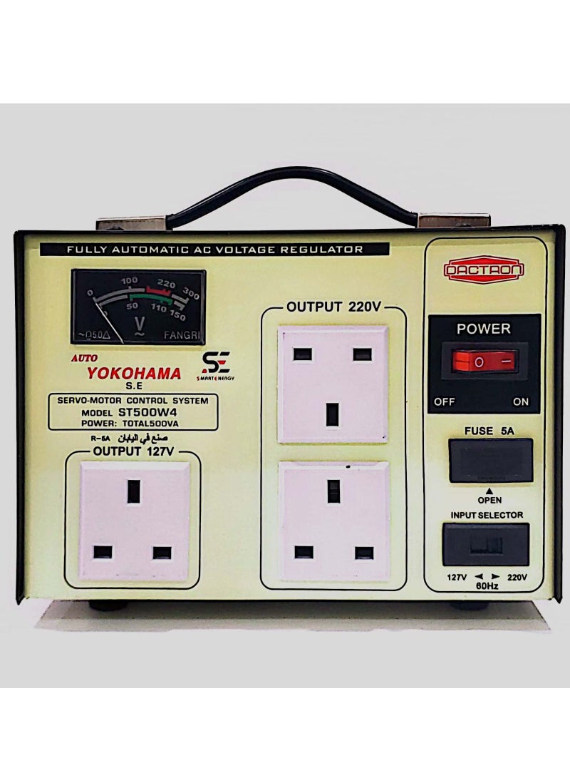 اس اي محول ومنظم كهربائي صناعة ياباني أوتوماتيكي اس اي يوكوهاما جهد 500 واط - Image 3