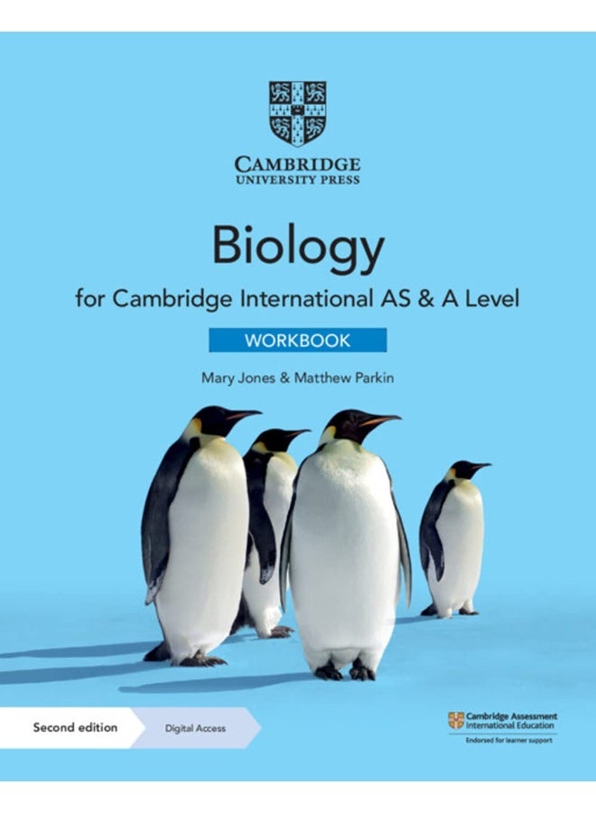 Cambridge International AS & a Level Biology Workbook with Digital Access (2 Years) (2ND)