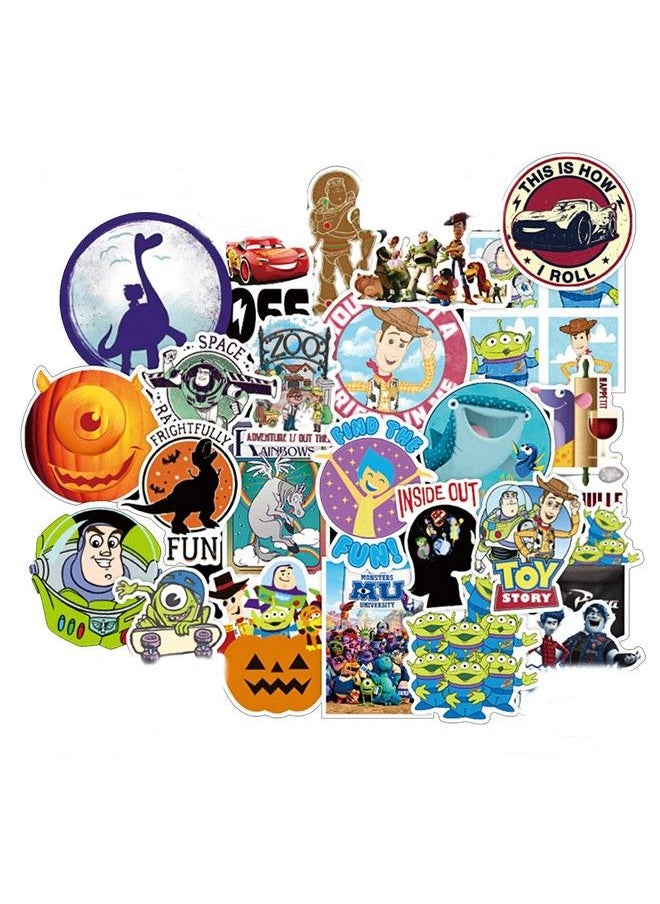 NObranded - Pixar Animation Stickers 100Pcs Waterproof Removablecutebeautiful Stylish Teen Stickers Suitable For Boys And Girls In Water Bottles Phonessuitcase Durable Vinyl - Image 1