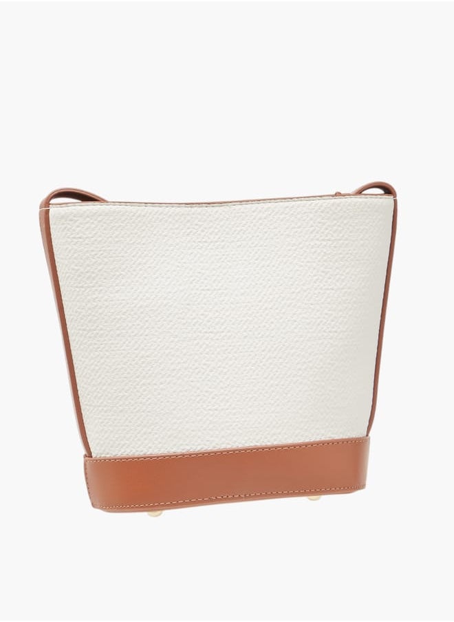 Celeste Women Logo Applique Crossbody Bag with Adjustable Strap  - Image 3