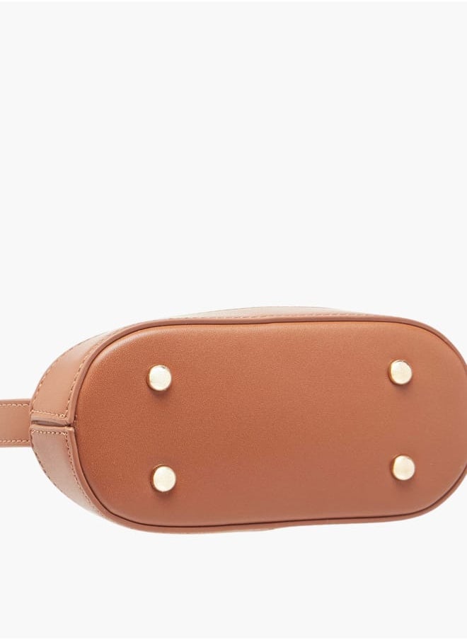 Celeste Women Logo Applique Crossbody Bag with Adjustable Strap  - Image 5