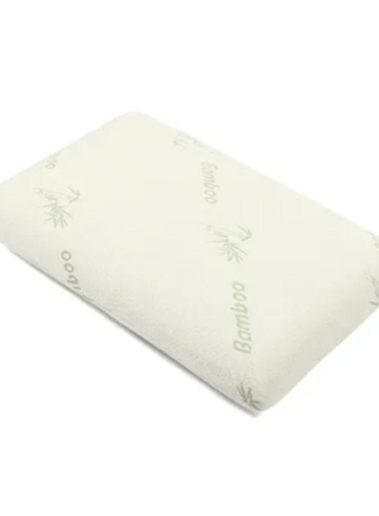 LOULUEN 2-Piece Bamboo Pillow Memory Foam