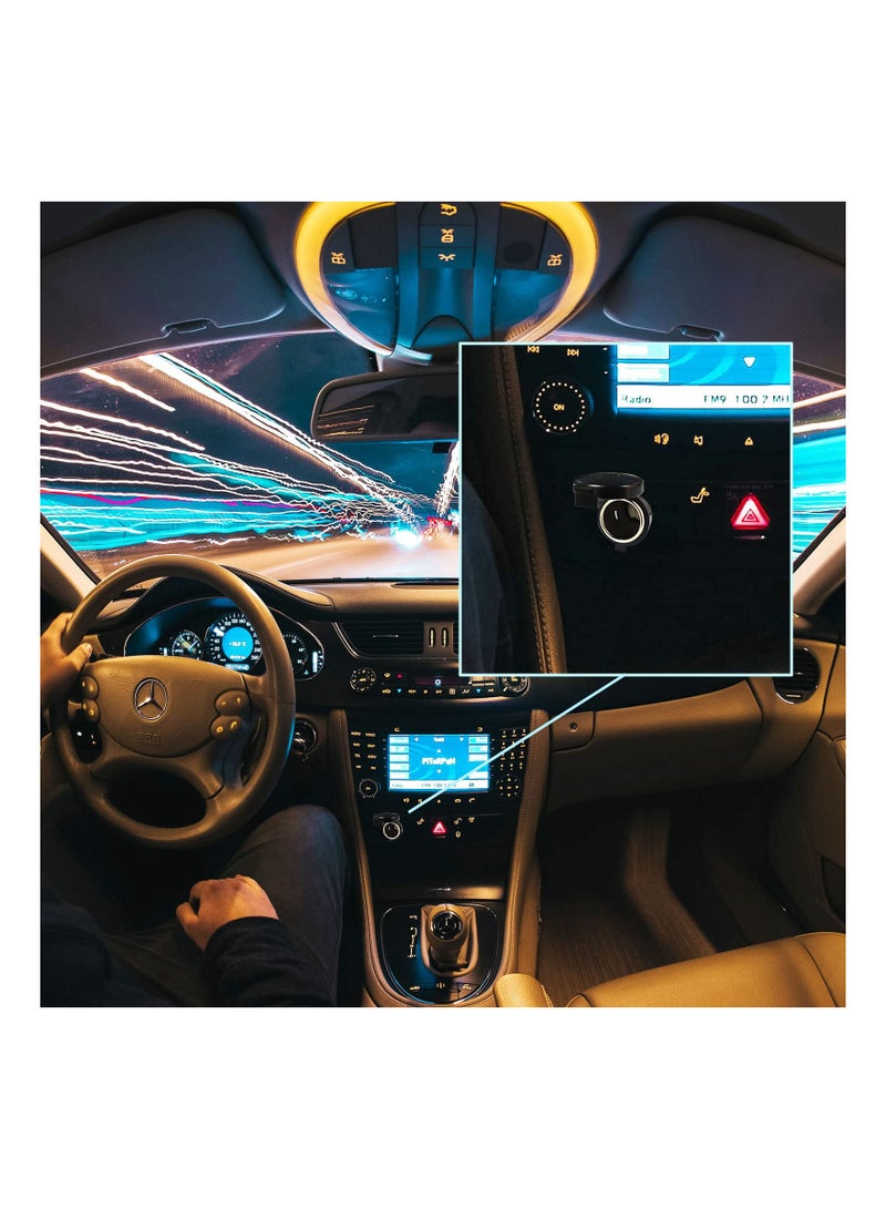 Zikra Cigarette Lighter Socket, Waterproof Marine Grade 12V Female Socket Plug Outlet Car Cigarette Lighter Dust Plug for DC 12V-24V Marine Boat Motorcycle, Riding Mower, Tractor, Vehicle, GPS(1 Pack) - Image 5