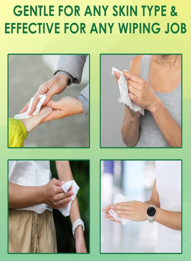 LIVDRY مناديل ليف دراي للبالغين، مناديل كبيرة قابلة للتخلص 12x8 بوصة، مناديل لكبار السن، مناديل لغسل الجسم للتنظيف، 40 قطعة (6 عبوات) - Image 3