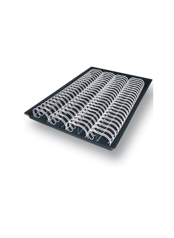 RENZ 100-Pieces Binding Wire A4 3:1 8mm 5/16" White - Image 2