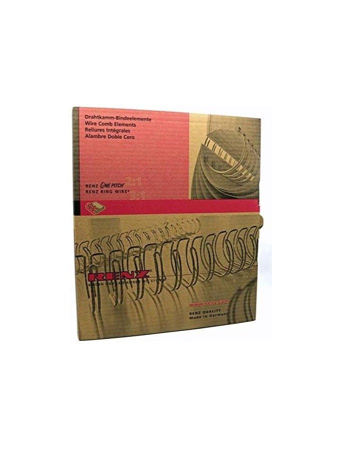 RENZ 100-Pieces Binding Wire A4 3:1 8mm 5/16" White - Image 3