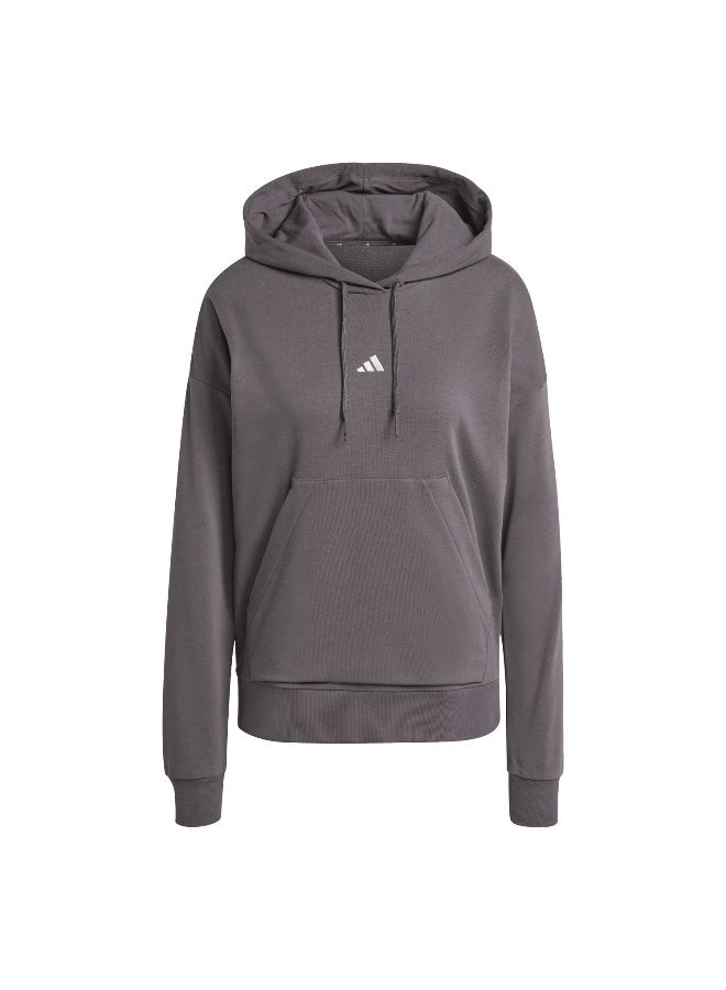 Adidas adidas essentials small logo french terry women hooded sweatshirt - Image 1