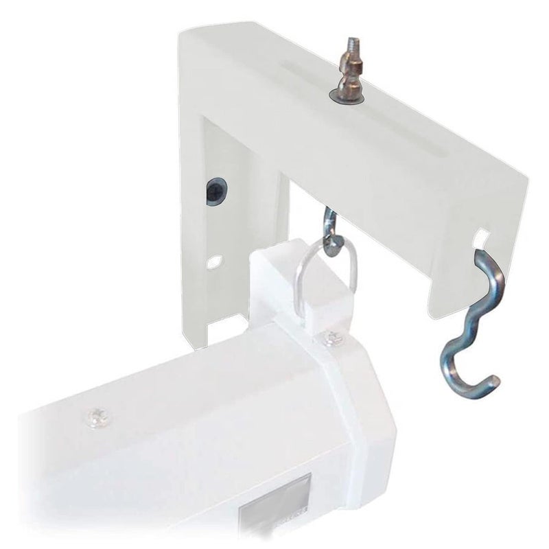 MOIZ Adjustable Extension 11-inch L-Bracket Wall Mount Plate Hook Kit for Universal 4K 8K 3D Projector Screen - Image 4