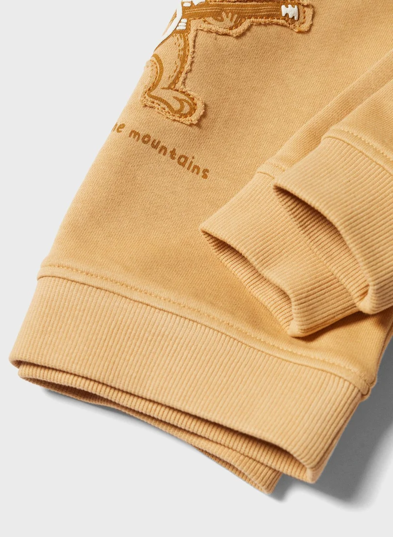 MANGO Infant Country Wolf Sweatshirt