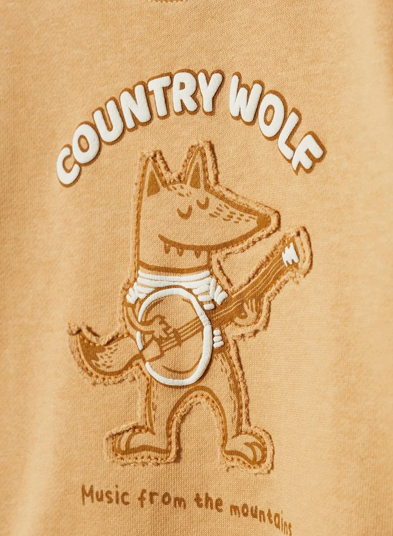 MANGO Infant Country Wolf Sweatshirt