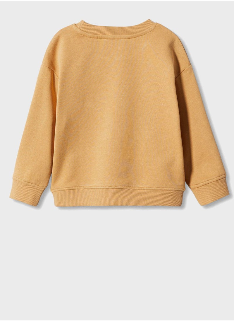 MANGO - Infant Country Wolf Sweatshirt - Image 1