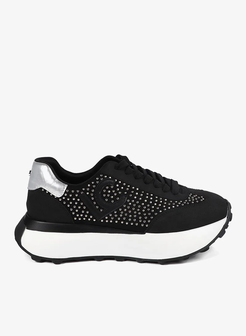 Lola Casademunt Platform Sneakers with Metallic Studs