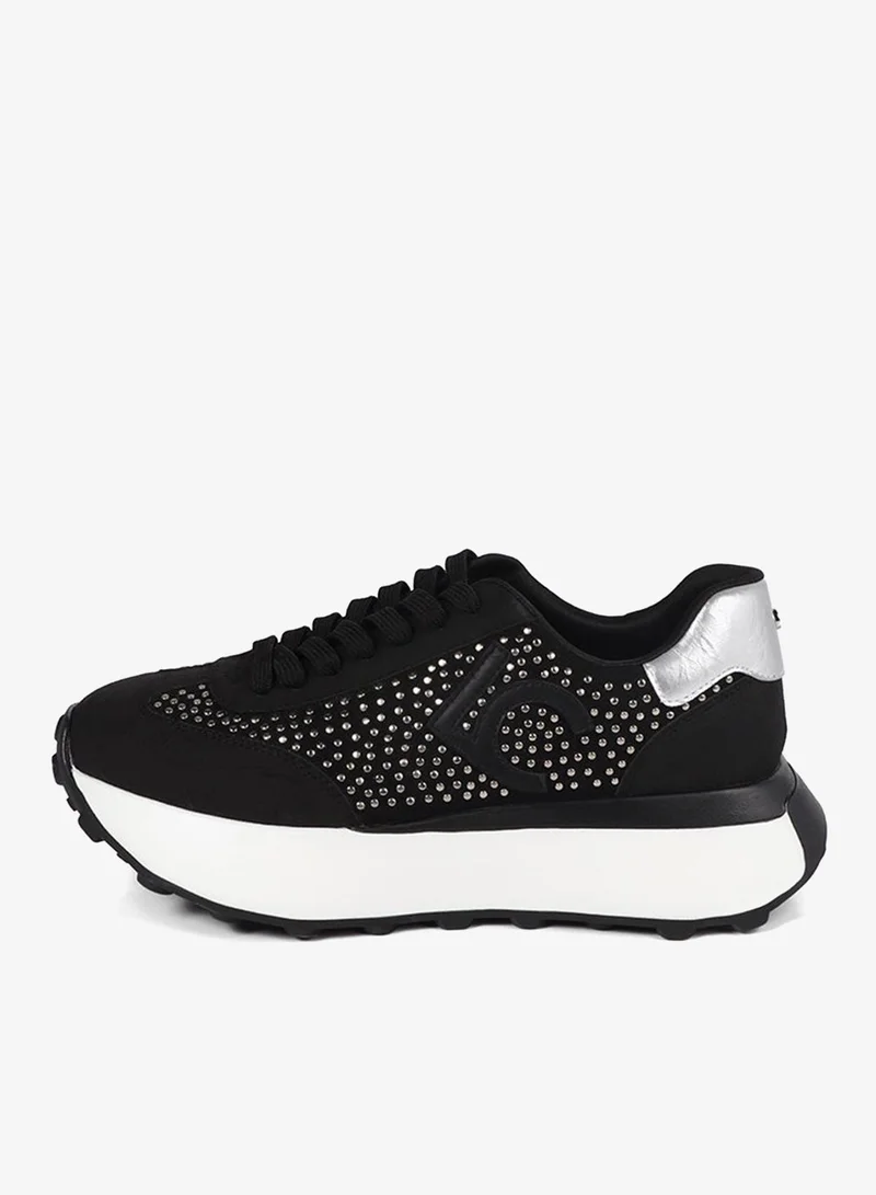 Lola Casademunt Platform Sneakers with Metallic Studs