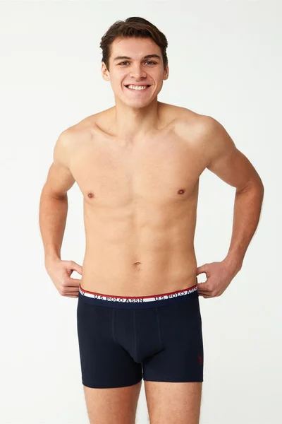 U.S. Polo Assn. 80483 Men's Modal Boxer-Navy Blue
