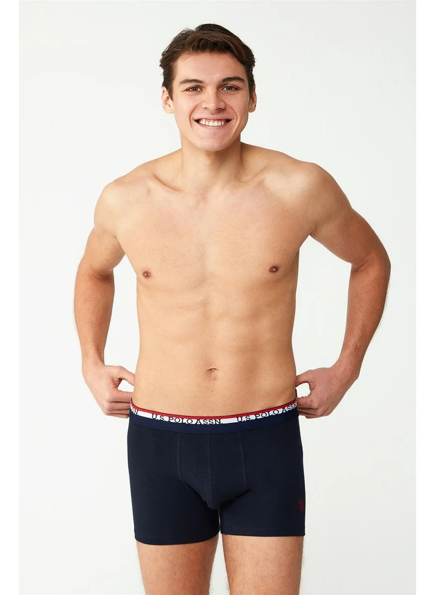 يو اس بولو اسن 80483 Men's Modal Boxer-Navy Blue