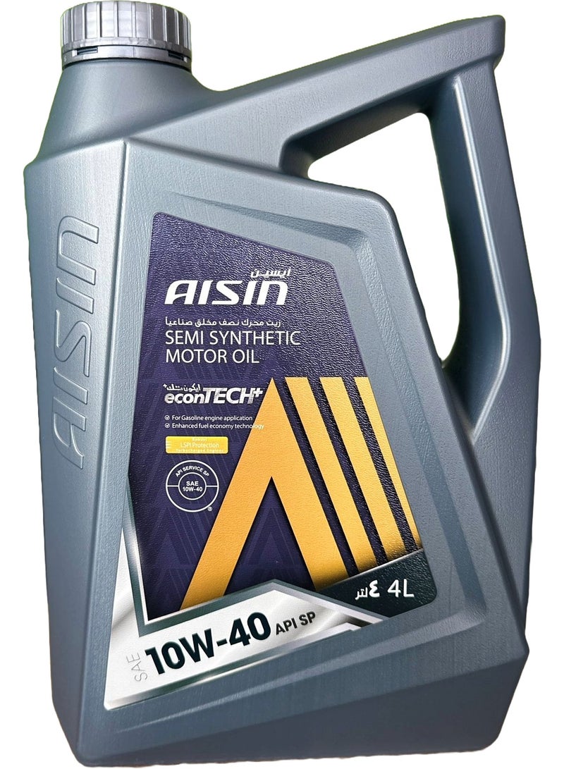 AISIN 10W-40 Semi Synthetic SP Engine Oil 4Ltr - Image 4
