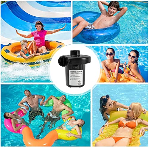 WEEFEESTAR Electric Air Pump for Inflatables, Air Mattress Pump Inflator Deflator Pumps with 3 Nozzles Pool Air Pump for Float Inflatables(130W) - Image 5