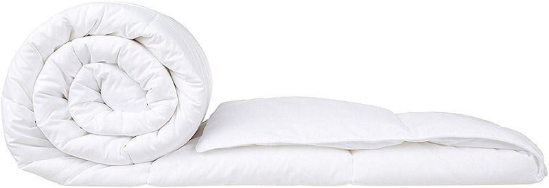 Kuber Industries Microfibre Reversible Comforter, Single (White) -CTKTC28663 - Image 1