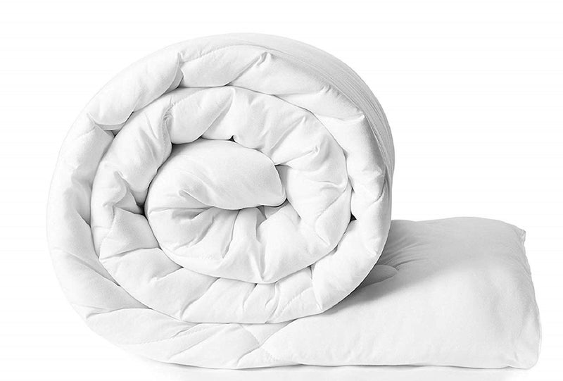 Kuber Industries Microfibre Reversible Comforter, Single (White) -CTKTC28663 - Image 4