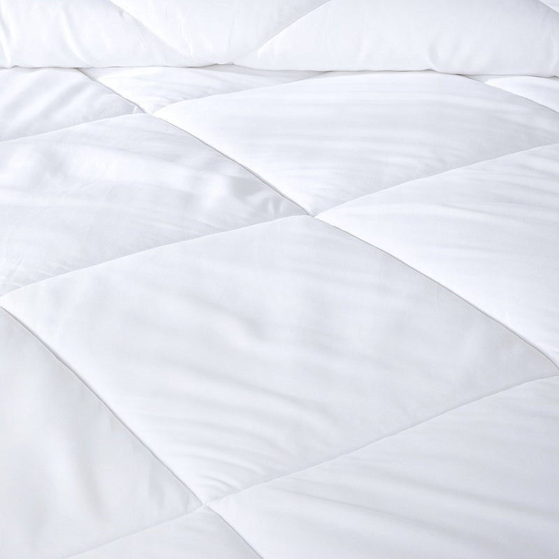 Kuber Industries Microfibre Reversible Comforter, Single (White) -CTKTC28663 - Image 5