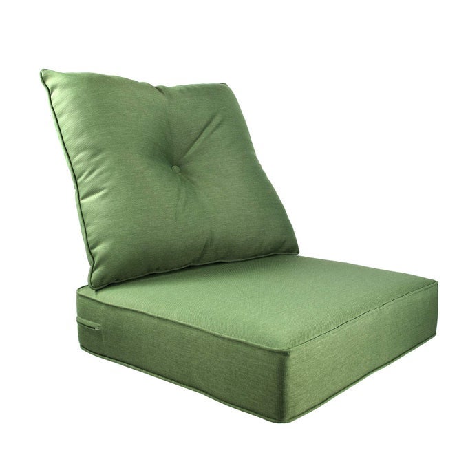 IndoorOutdoor Deep Seat Chair Cushion SetSpringSummer Seasonal Replacement Cushions Olefin Deep Green