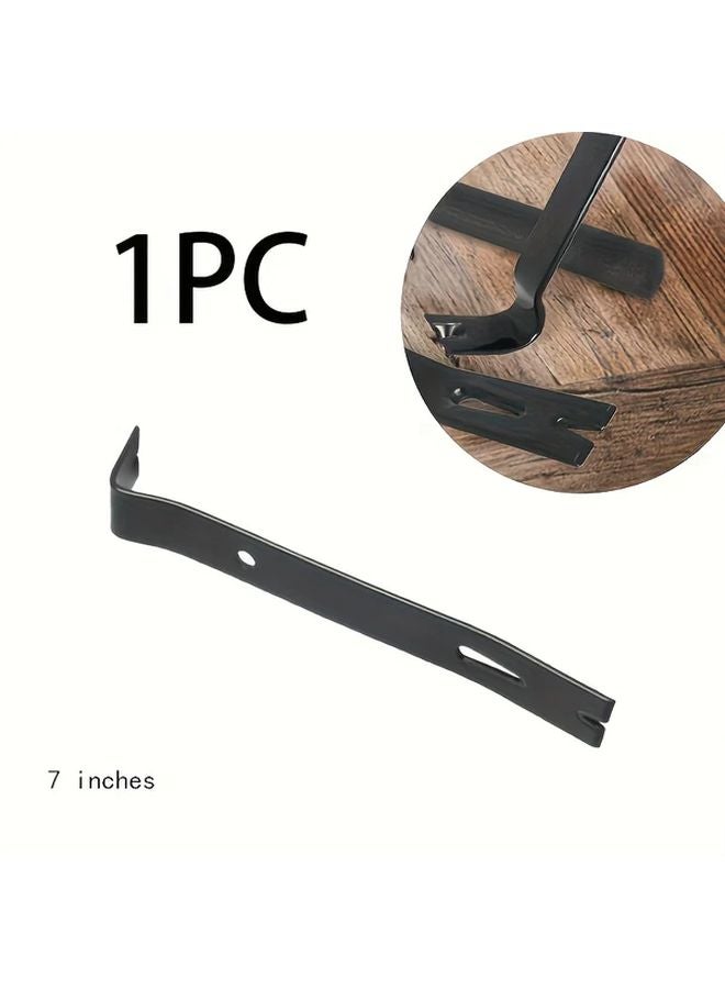 2 Piece Heavy Duty Metal Pry Bar Manual Tool For Carpentry Car Tire Change Wooden Box Opening - Image 2