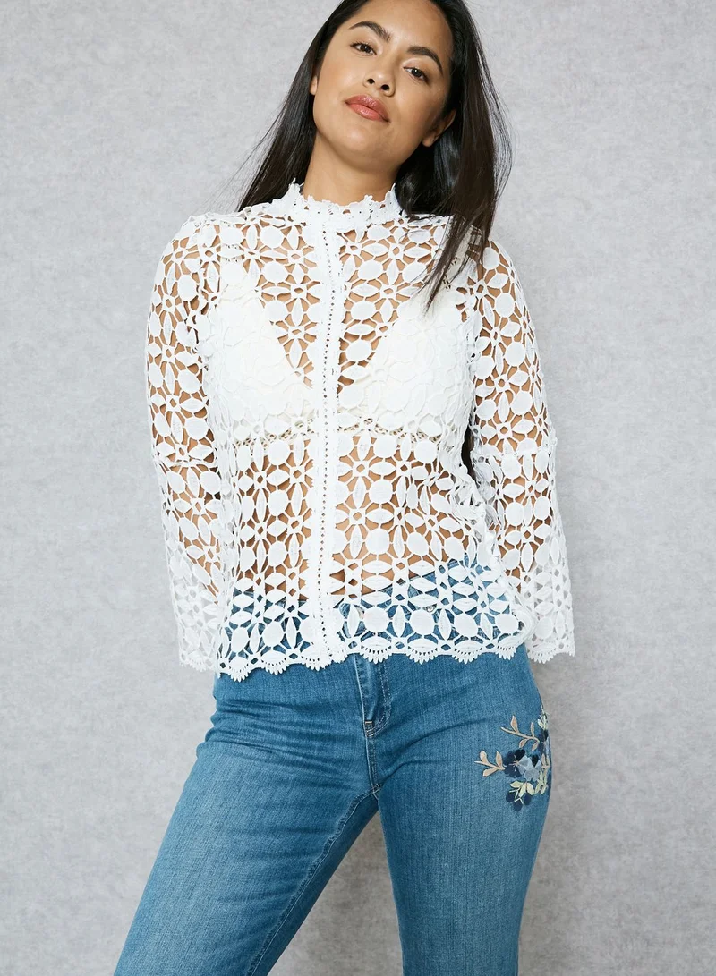 Ginger Crochet Top