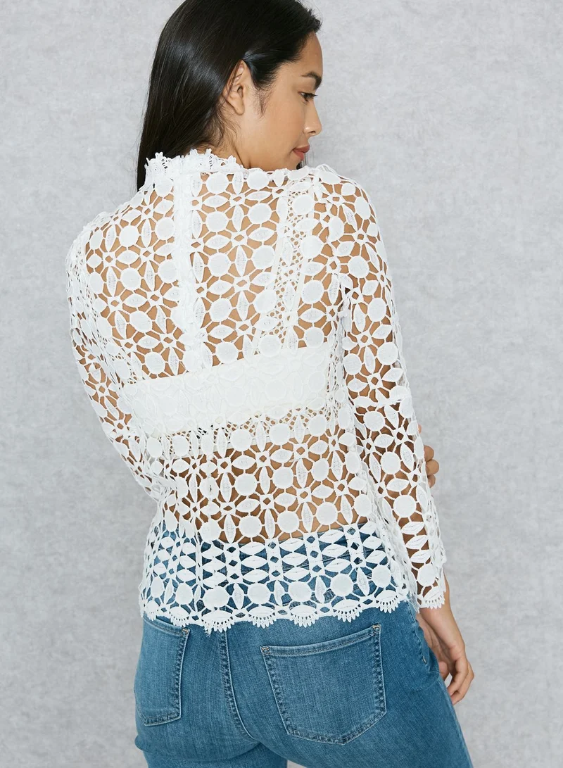 Ginger Crochet Top