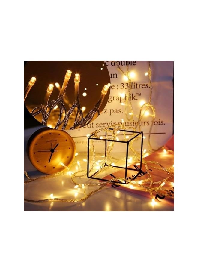 The Bros Ramadan Decorations, 49Ft 150 LED Ramadan Lights String Lights Indoor Outdoor, Warm White Ramadan Tree lights Operated by Battery  - Image 4