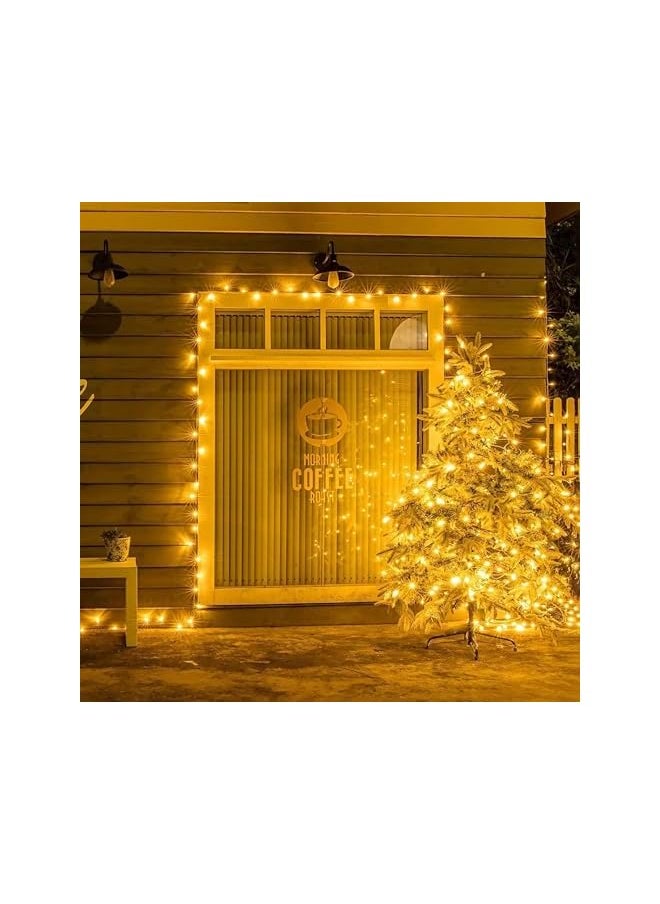 The Bros Ramadan Decorations, 49Ft 150 LED Ramadan Lights String Lights Indoor Outdoor, Warm White Ramadan Tree lights Operated by Battery  - Image 3
