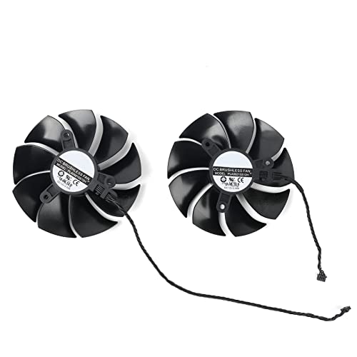 Coolerage 85mm DC 12V 0.55A 4Pin PLA09215S12H RTX2080Ti GPU Fans for EVGA RTX 2060 2070 2080 2080Ti RTX2080Ti Graphics Card Cooling Fans (Fan - AB) - Image 2