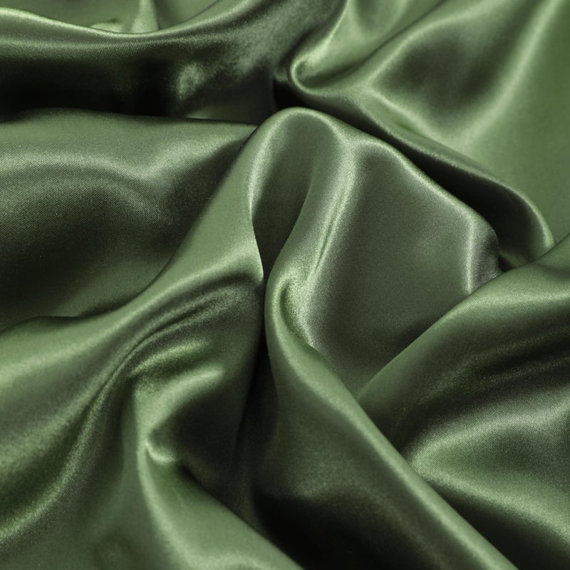 NTBAY Satin Body Pillowcase for Hair and Skin  Luxurious and Silky Pillow case with Envelope Closure  20x54 Inches  Olive Green - Image 5