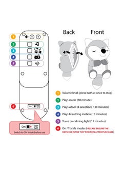 Nuby Nuby Lifelike Animated Sleeping Elephant with 8 Soothing Lullabies & 4 Calming White Noises, 30 Min Non-Stop  - Image 3