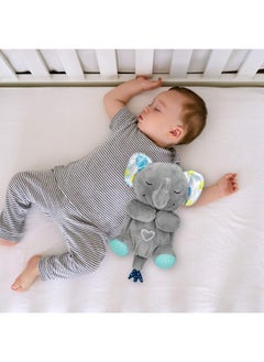 Nuby Nuby Lifelike Animated Sleeping Elephant with 8 Soothing Lullabies & 4 Calming White Noises, 30 Min Non-Stop  - Image 2