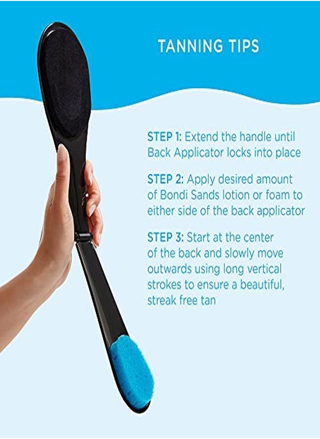BONDI SANDS - SelfTanning Back Applicator | EasyToUse Device Promotes Healthy, Glowing, StreakFree Tan | Includes 1 Applicator And Spare Pads - Image 1