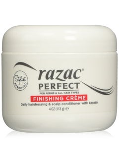 RAZAC Razac Perfect for Perms Finishing Creme Daily Hairdressing and Scalp Conditioner, 4 Ounce 