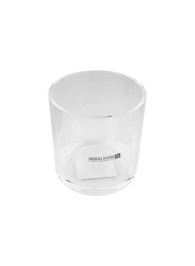 Royalford 400 ml Multipurpose Acrylic Jar- RF12761/ Elegant and Sleek, Durable and Long-Lasting Construction/ Storage Box with Clear Lid and Body, Ideal for Candies, Dry Fruits, Spices, Dcor, etc./ Easy to Use, Dishwasher Safe clear - Image 3